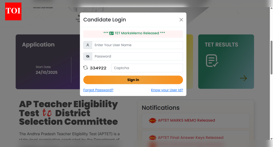 AP TET 2025 result released at tet2dsc.apcfss.in: Direct link to download here