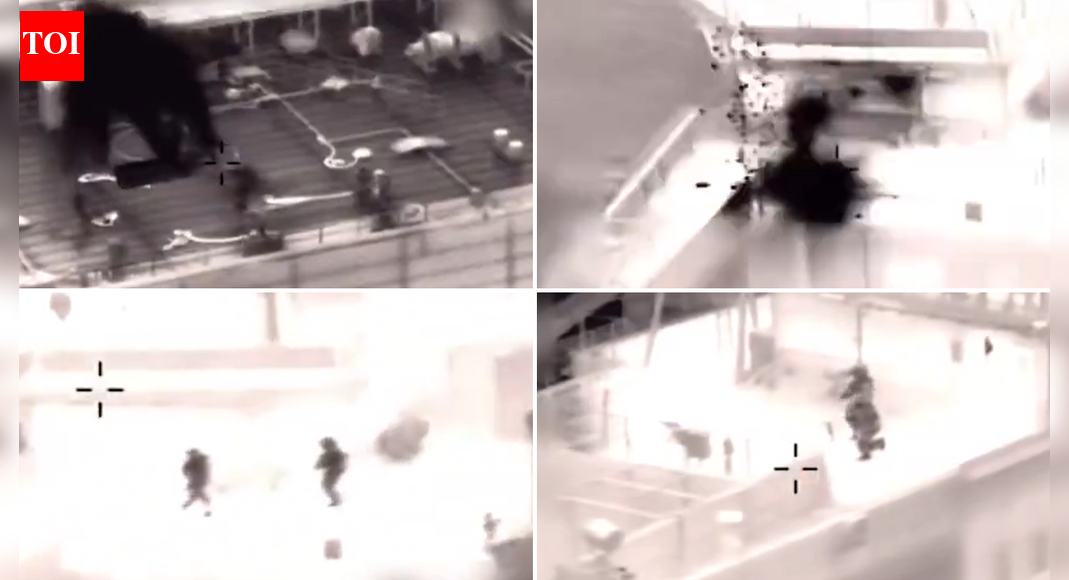 ‘Owning the sea’: Moment US forces intercepted sanctioned oil tanker in Caribbean Sea – watch