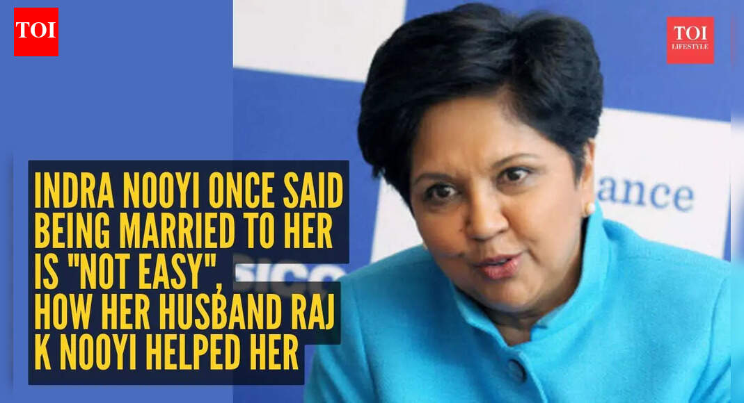 Indra Nooyi on her marriage with husband Raj K Nooyi: “It’s not easy…” |