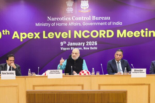 Narco crackdown: Amit Shah chairs NCORD meet; calls for coordinated national push against drug trafficking | India News