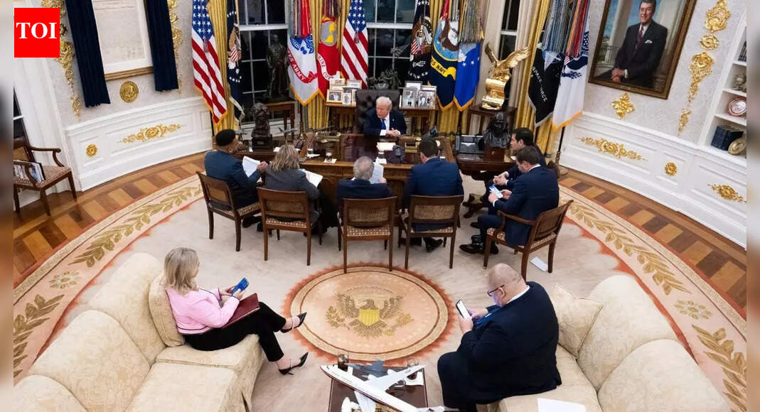 President’s priority: Trump picks up Fox News call during New York Times interview