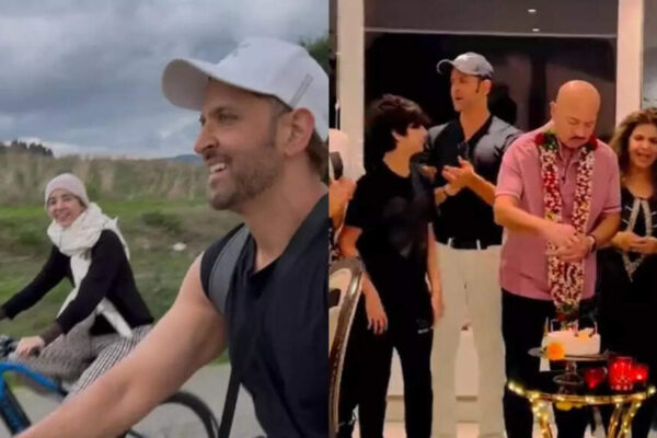 Hrithik Roshan’s social media moments with Saba Azad and family