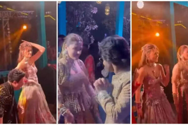 Nupur Sanon–Stebin Ben’s sangeet: Kriti Sanon and Varun Sharma show off latkaas, jhatkaas and thumkaas on Bhojpuri hit Lollipop Lagelu