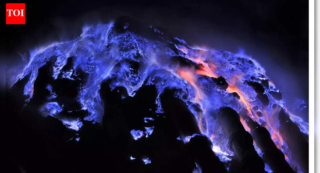 This volcano’s lava isn’t red! It’s electric blue: Here’s the science behind it |