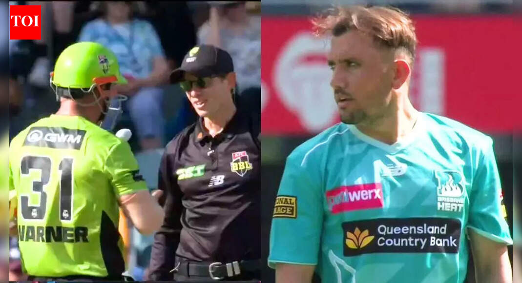 Pakistan pacer Zaman Khan’s action questioned in BBL! David Warner warns umpires – Watch