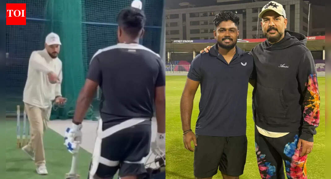 Is Yuvraj Singh grooming Sanju Samson for the T20 World Cup? Viral video sparks buzz – WATCH | Cricket News
