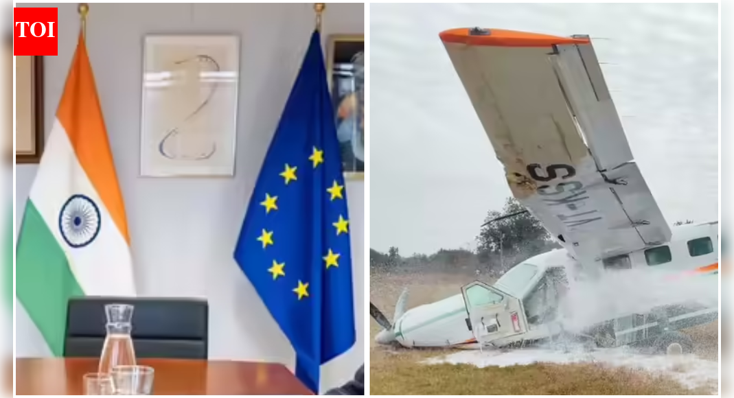 Evening news wrap India–EU FTA talks: India and the European Union pushed forward long-pending Free Trade Agreement talks during commerce minister Piyush Goyal’s Brussels visit, with both sides stressing a balanced deal that protects farmers and MSMEs while improving market access and global supply chain integration.  Rourkela emergency landing: A nine-seater IndiaOne Air aircraft made a forced belly landing near Rourkela after a technical fault mid-air. All passengers and crew survived, though one pilot was injured. Authorities have ordered a detailed investigation.  Indian-American judge faces MAGA backlash: US federal judge Arun Subramanian faced intense online attacks from MAGA supporters after blocking a Trump administration move to freeze billions in federal funding, highlighting growing xenophobic targeting of Indian-origin judges.  Manjhi backs Bharat Ratna for Nitish: Union minister Jitan Ram Manjhi demanded the Bharat Ratna for Bihar CM Nitish Kumar, but JD(U) later distanced itself from similar calls, saying such statements were personal views, not the party’s position. North Korea–South Korea drone row: North Korea accused South Korea of flying drones into its airspace and claimed to have shot one down, warning of consequences. Seoul denied the charges, saying it did not operate the drones shown and has no intent to provoke Pyongyang. Here are the top 5 stories of the day:’They Amended UAPA’: Owaisi Blames Congress For Umar Khalid And Sharjeel Imam’s Jail Without TrialIndia, EU push to accelerate Free Trade Agreement talks in BrusselsIndia and the European Union have stepped up efforts to advance their proposed Free Trade Agreement during Union commerce minister Piyush Goyal’s two-day visit to Brussels. Goyal held high-level talks with EU Trade Commissioner Maros Sefcovic, focusing on resolving pending issues and speeding up negotiations. Both sides stressed protecting farmers and MSMEs while strengthening India’s role in global supply chains. Read full storySmall aircraft makes emergency landing near Odisha’s Rourkela after a technical snagA nine-seater aircraft operating under the Regional Connectivity Scheme made an emergency crash landing around 10–15 km short of Odisha’s Rourkela airstrip after a technical fault mid-flight. All six people on board, including four passengers and two crew members, are safe, though one pilot sustained injuries. The DGCA said the aircraft declared a Mayday before the forced landing. An investigation has been ordered. Read full storyIndian-American judge faces MAGA backlash after blocking Trump funding freezeIndian-American federal judge Arun Subramanian has come under attack from MAGA supporters after temporarily blocking the Trump administration’s move to freeze nearly  billion in federal funding for child care and social services in five Democratic-led states. Subramanian said the states showed good cause for relief, citing potential harm to vulnerable families. The ruling has triggered xenophobic online abuse, reflecting a wider pattern targeting Indian-origin judges. Read full storyJitan Ram Manjhi calls for Bharat Ratna for Nitish Kumar, JD(U) distances itselfUnion minister and HAM(S) chief Jitan Ram Manjhi demanded the Bharat Ratna for Bihar chief minister Nitish Kumar, expressing confidence that the Modi government would honour him. The call echoed an earlier demand by JD(U) leader KC Tyagi. However, the JD(U) later distanced itself, saying Tyagi’s remarks were personal and not linked to the party’s stand, while also stressing Nitish Kumar’s good health. Read full storyNorth Korea accuses South of drone intrusions, Seoul denies claimsNorth Korea accused South Korea of repeatedly flying drones into its airspace, warning Seoul would “pay a dear price” for what it called a serious violation of sovereignty. Pyongyang claimed it shot down a drone using electronic warfare equipment and released images as evidence. South Korea rejected the allegations, saying it neither conducted such operations nor owns the drone models shown, and said it would investigate possible civilian involvement. Read full storyAbout the AuthorTOI News DeskThe TOI News Desk comprises a dedicated and tireless team of journalists who operate around the clock to deliver the most current and comprehensive news and updates to the readers of The Times of India worldwide. With an unwavering commitment to excellence in journalism, our team is at the forefront of gathering, verifying, and presenting breaking news, in-depth analysis, and insightful reports on a wide range of topics. The TOI News Desk is your trusted source for staying informed and connected to the ever-evolving global landscape, ensuring that our readers are equipped with the latest developments that matter most.”Read MoreEnd of ArticleFollow Us On Social MediaVideosOdisha Plane Crash: Nine-Seater Aircraft Crash-Lands Near Rourkela, 6 InjuredWhy Nations Fight Wars: Ajit Doval Breaks Down Power Game, Morale, Western Fear And India’s Rise’They Amended UAPA’: Owaisi Blames Congress For Umar Khalid And Sharjeel Imam’s Jail Without Trial’No Courage, No Strength’: Lt Gen Katiyar Ridicules Pak, Exposes Terror Strategy, Warns Against War’Hijab-Clad Woman As India’s PM’: Owaisi’s Remark Gets ‘Hindu Nation’ Retort From BJP’s Nitish Rane’India Will Develop Even On Autopilot’, Says NSA Ajit Doval As He Credits PM Modi’s LeadershipHindu Farmer Killing in Sindh Triggers Protests A Day After India Exposed Pak’s Record on MinoritiesDefence Spending Can Fuel Growth, Says CDS Anil Chauhan As India Rethinks Guns Versus Butter DebatePak Defence Minister’s Shocking Call For Netanyahu’s Kidnapping Shows Deep Gaza Conflict RhetoricCDS Anil Chauhan Reveals Why Pakistan Rushed To Promote Asim Munir After Op Sindoor Setback123PhotostoriesStebin Ben’s most romantic songs that will make you fall in love with the singerTop motivational series to watch on OTTNupur Sanon best ethnic looks: A glimpse at the bride-to-be’s most stunning fashion momentsLittle verses, lasting values: Why shlokas matter in a child’s early years10 Nepali dishes trending right now and why they’re the ultimate comfort foodFrom shacks to skyline: North Chennai families get a fresh start in CMDA’s new housing hubFrom Coelacanth to Lamreys: 8 living animals that existed even before DinosaursBengaluru to West Bengal by rail: Amrit Bharat Express leads trio of new long-distance trains (In Photos)Shark Tank India 5: From Aman Gupta to Namita Thapar, Anupam Mittal- Education qualification of the judgesTop 5 sports-based OTT shows you simply can’t miss!123Hot PicksTrump tariffsUS Supreme CourtGold rate todayBengaluru newsCigarette price hikePublic holidays January 2026Bank Holidays JanuaryTop TrendingCandace OwensBill KennedyDonald TrumpVanessa BryantJaipur Audi AccidentDrew McIntyreAndhra Pradesh Student Missing in USWasim AkramWPL Live ScoreStefon Diggs