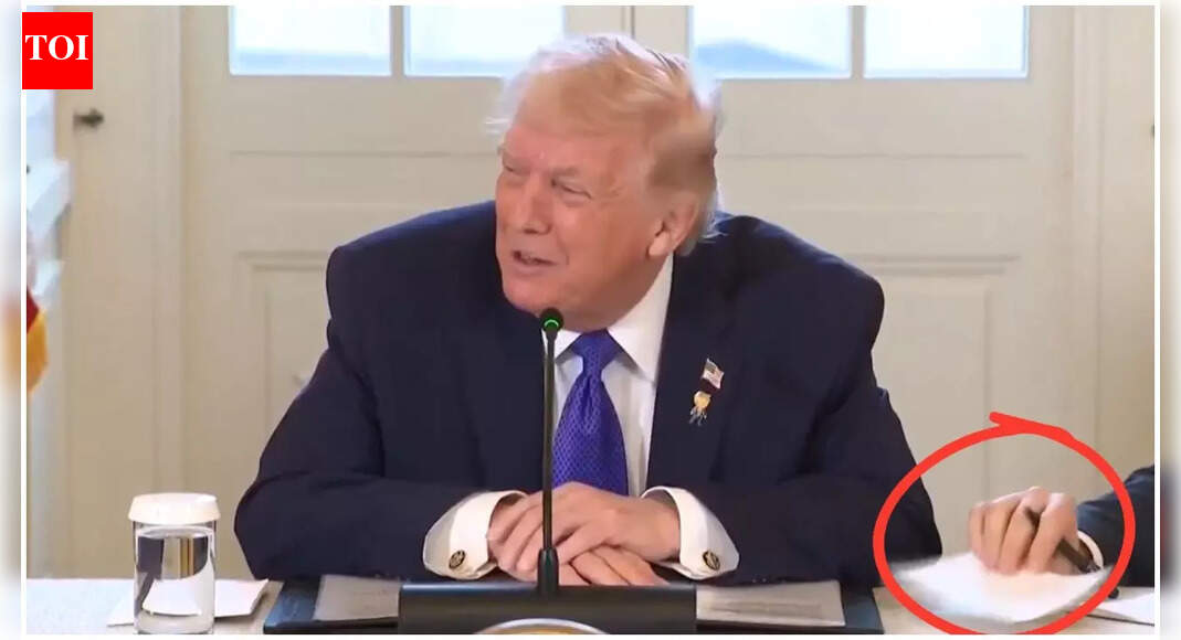 Behind the scenes goes public: Trump reads Marco Rubio’s note during oil executives’ meeting — what was written in it?