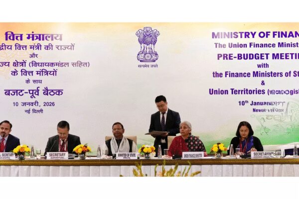 Finance minister chairs pre-budget consultation meeting with states, Union territories