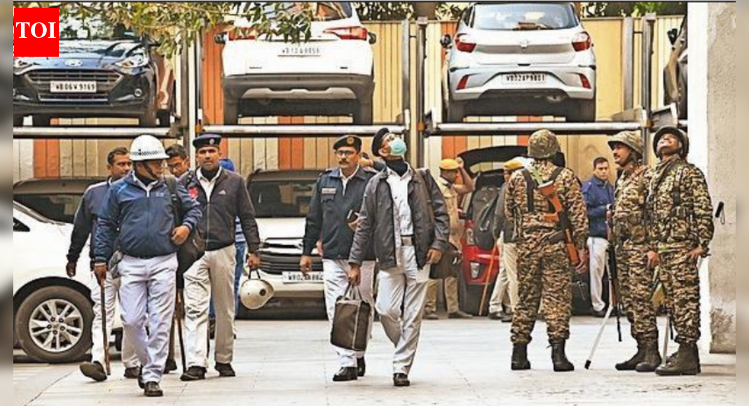 Police and central force personnel outside I-PAC director Pratik Jain’s residence at Loudon Street in Kolkata during the ED raid on Jan 8  KOLKATA: Local police began identifying ED officials and Central Armed Police Force personnel allegedly involved in “theft of documents” during ED searches at I-PAC chief Pratik Jain’s residence on Loudon Street in central Kolkata and the political consultancy’s Sector V office in Salt Lake on Jan 8. Saturday’s move follows two FIRs lodged by CM Mamata Banerjee at Shakespeare Sarani police station in south-central Kolkata and Electronic Complex police station in Salt Lake. Investigators are collecting and analysing CCTV footage from both locations, underscoring its importance after ED sought a court order to freeze the recordings. Police said the digital video recorder from the Loudon Street building has been seized and sent to a forensic lab to help establish identities of those involved in an alleged scuffle with DCP (South). “The building’s facility manager was asked to submit names of employees on duty on Jan 8. Statements of Jain and his family will be recorded as required,” a police source said. Officers from Shakespeare Sarani police station visited Jain’s home Saturday morning to collect CCTV footage and DVR recordings. Police have spoken to guards and a housekeeper present during the search and plan to question maintenance staff Sunday. In Salt Lake, Bidhannagar police are preparing to question I-PAC employees who were at the office during the search. “Once we identify central agency personnel, notices will be issued as required for statements. Every step will be according to law and strictly need-based,” the source added. Two ED teams reached Loudon Street and Salt Lake around 6.30am on Jan 8 for searches linked to an alleged coal smuggling case. Police said they arrived after receiving information around 9am but were allegedly denied entry. A police sergeant was allegedly pushed, followed by DCP Priyabrata Roy, who police claim was manhandled. ED has denied the allegation. Police commissioner Manoj Verma later reached the Loudon Street site, followed shortly by CM Banerjee, who personally removed documents, files and laptops from Jain’s residence during the ongoing ED action. TMC has raised concern over access to confidential party material linked to SIR of electoral rolls – including booth-level agent details – and documents related to preparations for 2026 Bengal assembly elections during ED’s search.End of ArticleFollow Us On Social MediaVideosIndia-EU FTA: Piyush Goyal Wraps Up Brussels Visit; Push To Accelerate Trade Deal Talks’Hope India Backs Denmark’: Danish MP Urges Delhi’s Support Amid Trump’s Greenland ThreatsOdisha Plane Crash: Nine-Seater Aircraft Crash-Lands Near Rourkela, 6 InjuredWhy Nations Fight Wars: Ajit Doval Breaks Down Power Game, Morale, Western Fear And India’s Rise’They Amended UAPA’: Owaisi Blames Congress For Umar Khalid And Sharjeel Imam’s Jail Without Trial’No Courage, No Strength’: Lt Gen Katiyar Ridicules Pak, Exposes Terror Strategy, Warns Against War’Hijab-Clad Woman As India’s PM’: Owaisi’s Remark Gets ‘Hindu Nation’ Retort From BJP’s Nitish Rane’India Will Develop Even On Autopilot’, Says NSA Ajit Doval As He Credits PM Modi’s LeadershipHindu Farmer Killing in Sindh Triggers Protests A Day After India Exposed Pak’s Record on MinoritiesDefence Spending Can Fuel Growth, Says CDS Anil Chauhan As India Rethinks Guns Versus Butter Debate123Photostories3-ingredient thick hot chocolate recipe for cosy winter nightsNupur Sanon and Stebin Ben’s romantic pictures together ahead of the dreamy wedding7 winter ladoos packed with protein that actually keep you fullStebin Ben’s most romantic songs that will make you fall in love with the singerTop motivational series to watch on OTTNupur Sanon best ethnic looks: A glimpse at the bride-to-be’s most stunning fashion momentsLittle verses, lasting values: Why shlokas matter in a child’s early years10 Nepali dishes trending right now and why they’re the ultimate comfort foodFrom shacks to skyline: North Chennai families get a fresh start in CMDA’s new housing hubFrom Coelacanth to Lamreys: 8 living animals that existed even before Dinosaurs123Hot PicksTrump tariffsUS Supreme CourtGold rate todayBengaluru newsCigarette price hikePublic holidays January 2026Bank Holidays JanuaryTop TrendingCandace OwensBill KennedyDonald TrumpVanessa BryantJaipur Audi AccidentDrew McIntyreAndhra Pradesh Student Missing in USWasim AkramWPL Live ScoreStefon Diggs