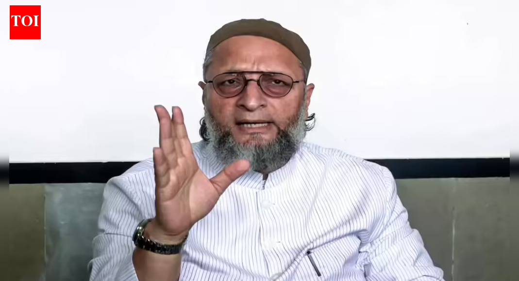 PATNA: BJP-led NDA hit out at AIMIM chief Asaduddin Owaisi over his remarks that a hijab-clad woman would one day become Prime Minister, triggering a sharp exchange over Constitution, religion and political power Saturday, reports Jai Narain Pandey. Union minister Giriraj Singh accused Owaisi of pursuing divisive ideas. “Owaisi has Ghazwa-e-Hind (conquest of India) in his mind. Whatever happened in the past because of Congress’s appeasement policy will not be allowed again. There will be no second Pakistan,” Singh said. ‘Hijab-Clad Woman As India’s PM’: Owaisi’s Remark Gets ‘Hindu Nation’ Retort From BJP’s Nitish Rane Assam CM Himanta Biswa Sarma acknowledged constitutional provisions but asserted a civilisational view. “Constitutionally, there is no bar on anyone becoming the PM. But India is a Hindu nation and we strongly believe the PM will always be a Hindu,” the Assam CM said.About the AuthorJai Narain PandeyThe writer has a vast experience of over 30 years in the field of journalism, as a reporter and a news editor. He has officiated as a bureau head and presided over the local desk in Patna and abroad. He has covered a variety of topics, from politics to sports, in India and abroad. He has covered top golfers and tennis players in tournaments held in Doha (Qatar).Read MoreEnd of ArticleFollow Us On Social MediaVideosIndia-EU FTA: Piyush Goyal Wraps Up Brussels Visit; Push To Accelerate Trade Deal Talks’Hope India Backs Denmark’: Danish MP Urges Delhi’s Support Amid Trump’s Greenland ThreatsOdisha Plane Crash: Nine-Seater Aircraft Crash-Lands Near Rourkela, 6 InjuredWhy Nations Fight Wars: Ajit Doval Breaks Down Power Game, Morale, Western Fear And India’s Rise’They Amended UAPA’: Owaisi Blames Congress For Umar Khalid And Sharjeel Imam’s Jail Without Trial’No Courage, No Strength’: Lt Gen Katiyar Ridicules Pak, Exposes Terror Strategy, Warns Against War’Hijab-Clad Woman As India’s PM’: Owaisi’s Remark Gets ‘Hindu Nation’ Retort From BJP’s Nitish Rane’India Will Develop Even On Autopilot’, Says NSA Ajit Doval As He Credits PM Modi’s LeadershipHindu Farmer Killing in Sindh Triggers Protests A Day After India Exposed Pak’s Record on MinoritiesDefence Spending Can Fuel Growth, Says CDS Anil Chauhan As India Rethinks Guns Versus Butter Debate123PhotostoriesHow to make South Indian Onion Uttapam for breakfast8 plants that bring calm, luck, and positive energy to your home10 phrases to avoid before sending your child to school (and why)3-ingredient thick hot chocolate recipe for cosy winter nightsNupur Sanon and Stebin Ben’s romantic pictures together ahead of the dreamy wedding7 winter ladoos packed with protein that actually keep you fullStebin Ben’s most romantic songs that will make you fall in love with the singerTop motivational series to watch on OTTNupur Sanon best ethnic looks: A glimpse at the bride-to-be’s most stunning fashion momentsLittle verses, lasting values: Why shlokas matter in a child’s early years123Hot PicksTrump tariffsUS Supreme CourtGold rate todayBengaluru newsCigarette price hikePublic holidays January 2026Bank Holidays JanuaryTop TrendingCandace OwensBill KennedyDonald TrumpVanessa BryantJaipur Audi AccidentDrew McIntyreAndhra Pradesh Student Missing in USWasim AkramWPL Live ScoreStefon Diggs