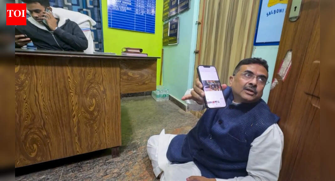 ‘Even LoP is not safe’: BJP on Suvendu Adhikari convoy ‘attack’; MHA seeks report from his office