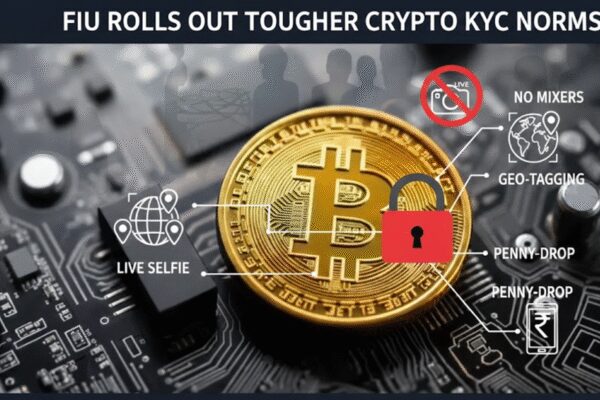 Crypto rules tightened: Live selfies, geo-tagging mandatory for users; FIU rolls out tougher KYC norms