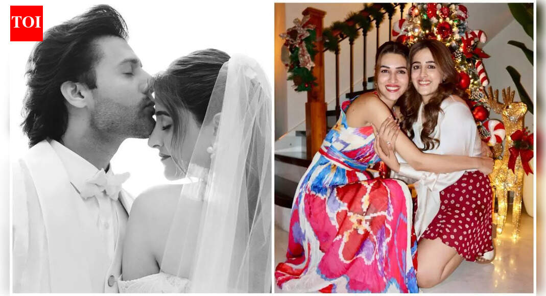 Kriti Sanon beams with joy as sister Nupur Sanon marries Stebin Ben in dreamy Udaipur wedding, ‘My heart is full!’
