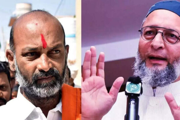 Bandi Sanjay Kumar; Asaduddin Owaisi NEW DELHI: Union minister and former Telangana BJP chief Bandi Sanjay Kumar on Sunday said no woman has ever held a decision-making post in the AIMIM, reacting to a statement by AIMIM chief Asaduddin Owaisi that India would one day have a burqa-clad woman as its prime minister.Also Read | ‘PM will always be a Hindu’: Assam CM counters Owaisi’s Muslim PM remark; BJP challenges AIMIM to appoint Pasmanda president“How many Muslim women has the All India Majlis-e-Ittehadul Muslimeen actually given tickets to as MLAs or MPs? How many Muslim women hold real decision-making posts in the Majlis? Slogans cannot hide zero representation,” Kumar posted on X. He also recalled the 2018 Telangana assembly elections, in which the BJP fielded a Muslim woman, Syed Shahezadi, against Owaisi’s brother, Akbaruddin, who went on to win.”She was threatened, targeted, and defeated. This is your true face. Today, she serves on the National Commission for Minorities,” the BJP leader added.The minister added that the BJP has a minority wing and grooms women leaders, and asked Owaisi what the AIMIM has “beyond rhetoric.” The Karimnagar Lok Sabha MP also accused the Hyderabad MP and the AIMIM of “intimidating” women activists who raise their voices against the party.Also Read | ‘A tubelight in his mind’: Asaduddin Owaisi hits back at Himanta Biswa Sarma over ‘only Hindu will become PM of India’ remark”We understand your fear. Muslim women can see your hypocrisy clearly. Many view Hon’ble PM Shri @narendramodi ji as an elder brother who acted in their interests instead of confining them. BJP empowers women irrespective of religion. Asaduddin Owaisi, on the other hand, speaks of empowerment while imposing restrictions on women in party, public life, and even at home,” Kumar posted.Addressing an election rally on Friday in Maharashtra’s Solapur ahead of the January 15 civic polls, Owaisi said a hijab-clad woman would one day become India’s prime minister, as the country’s Constitution accords equal status to people from all communities, unlike in Pakistan, where members of only one faith can occupy top constitutional posts.About the AuthorTOI News DeskThe TOI News Desk comprises a dedicated and tireless team of journalists who operate around the clock to deliver the most current and comprehensive news and updates to the readers of The Times of India worldwide. With an unwavering commitment to excellence in journalism, our team is at the forefront of gathering, verifying, and presenting breaking news, in-depth analysis, and insightful reports on a wide range of topics. The TOI News Desk is your trusted source for staying informed and connected to the ever-evolving global landscape, ensuring that our readers are equipped with the latest developments that matter most.”Read MoreEnd of ArticleFollow Us On Social MediaVideosChirag Paswan Hits Out At Tejashwi Yadav Over ‘People Lost In Democracy’ commentIndia’s Reform Express Accelerates Growth and Investment, Says PM ModiAmit Shah Confident BJP Will Form Government In Kerala In 2026, Vote Share ClimbingOwaisi Blames Congress, Hits Out at UAPA After SC Denies Bail To Umar Khalid‘Some Historians, Politicians Tried To Whitewash History Of Invaders’: PM Modi Hits Out In Somnath‘Hijab-Clad PM’ Row: Owaisi’s ‘Tubelight’ Jab At Himanta Sarma Over ‘Only Hindu PM’ RemarksRSS Chief Mohan Bhagwat Calls For Hindu Unity, Says India Will Lead World In 20–30 YearsPM Modi Offers Prayers At Somnath Temple, Witnesses Grand Drone Show & Fireworks At Swabhiman ParvIndia-EU FTA: Piyush Goyal Wraps Up Brussels Visit; Push To Accelerate Trade Deal Talks’Hope India Backs Denmark’: Danish MP Urges Delhi’s Support Amid Trump’s Greenland Threats123Photostories10 things 90s kids begged their parents for, that Gen Z will be shocked even existed7 baby girl names inspired by Indian holy places that parents secretly love8 countries around the world most famous for their wildlifeSamantha Ruth Prabhu’s timeless saree looks that redefine elegance9 traditional Kashmiri non-vegetarian dishes to try this winter seasonChennai on track: First Metro trial run links Porur and Vadapalani, Phase II dream gathers speed’Symbol of strength, resilience, tradition’: PM Modi joins ‘Shaurya Yatra’ at Somnath temple – see pics7 cities in India made famous by their sweetsAprilia Tuono 457 review: Street-focused, fun and accessible!Top 10 cookies from around the world123Hot PicksTrump tariffsUS Supreme CourtGold rate todayBengaluru newsCigarette price hikePublic holidays January 2026Bank Holidays JanuaryTop TrendingUS Border Petrol Agent ShootCanada Immigration Applications 2026Iran ProtestsVanessa BryantTrump TariffsConnor McDavidNFL PlayoffsJustin HerbertWPL Live ScoreFortnite Updates