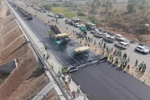 Highway build feat: NHAI sets four Guinness world records on Bengaluru–Kadapa–Vijayawada corridor; bituminous paving milestones logged