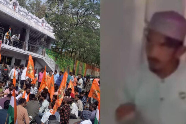 Massive protests in Hyderabad: 26-year-old man beaten, arrested for desecrating Katta Maisamma Temple; accused of urinating within premises