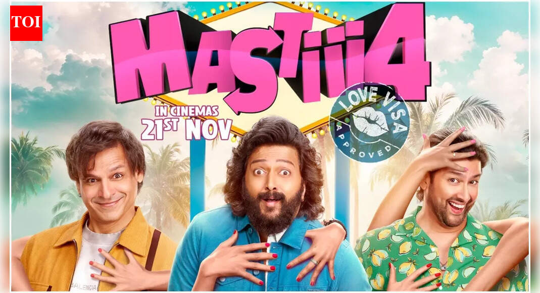 ‘Mastiii 4’ OTT release: When and where to watch Riteish Deshmukh, Vivek Oberoi, and Aftab Shivdasani’s adult comedy