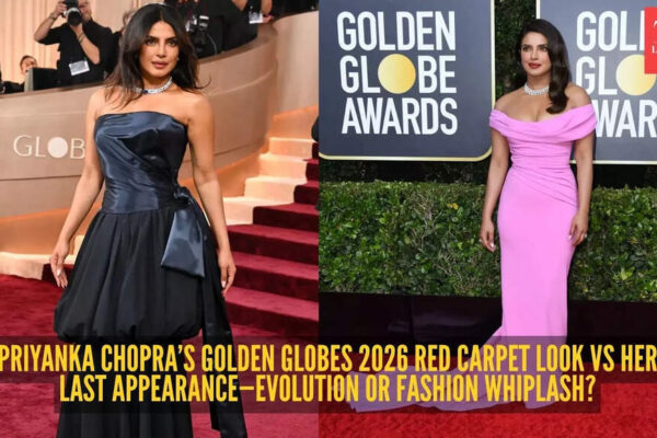 Priyanka Chopra’s Golden Globes 2026 look vs her 2020 moment: Did she glow up or miss the memo?