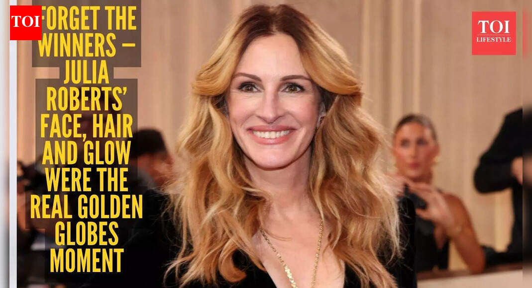 58 who? Julia Roberts’ age-defying Golden Globes glow has the internet screaming
