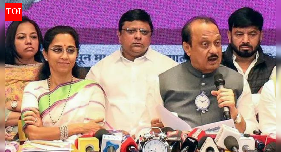 NEW DELHI: Speculations are rife over a possible merger between the two factions of the Nationalist Congress Party (NCP) after Maharashtra deputy chief minister Ajit Pawar and Supriya Sule hinted at a reunion in the future.This comes as both Ajit Pawar’s NCP and NCP(Sharad Pawar) decided to join hands to contest the upcoming local body elections in Pimpri-Chinchwad and Pune.While speaking to news agency IANS, Sule was asked whether a merger is possible between the two factions. Sule stressed that the alliance between the NCP and NCP(SP) has been formed for the upcoming local body elections in Pune. She, however, said that no decision has yet been taken on a permanent merger between the two parties.“Our alliance is formed for the Pune Municipal Corporation elections. We will see about it in the future,” Sule said.Ajit Pawar also made a similar statement, claiming that the upcoming elections are the primary focus of both parties.“We have not thought about this yet. Our primary focus is on the upcoming elections. Only after the elections will we see,” he said.Earlier Ajit Pawar had said that party workers from both sides were in favour of a union and that friction within the Pawar family had been resolved.Also read | ‘Will let you know if signal is green’: Strong buzz around merger of 2 NCPs after Ajit Pawar’s interviewOn Saturday, Ajit and his cousin Sule also shared the stage for a “common political programme” to release a combined NCP manifesto for the January 15 Pune Municipal Corporation and Pimpri-Chinchwad Municipal Corporation polls.Cracks within Mahayuti alliance?Meanwhile, cracks appeared within the BJP-led Mahayuti alliance after chief minister Devendra Fadnavis took a swipe at Ajit Pawar for criticising the BJP during the poll campaign.Speaking during an interaction with actor Girija Oak, Fadnavis said the BJP and the NCP had decided well in advance that they would not contest the Pune and Pimpri-Chinchwad civic elections as allies, since both were strong parties in the region.“Ajit dada only speaks, but my work speaks. We had already decided that even if we contest against each other, it would be a friendly contest and that we would refrain from criticising each other or each other’s parties. I have followed that rule till now, but his restraint is somewhat shaken,” Fadnavis said.However, Ajit Pawar will not “speak” after January 15, when votes will be cast, Fadnavis said, exuding confidence in the BJP’s performance.Ajit Pawar-led NCP and NCP (Sharad Pawar) have decided to join hands to contest the Pimpri-Chinchwad and Pune local body elections.This comes two years after Ajit Pawar, along with a group of senior leaders, parted ways with his uncle Sharad Pawar and joined hands with the BJP and Eknath Shinde’s Shiv Sena in Maharashtra. He had raised objections to Sharad Pawar continuing to lead the party despite his old age.Ajit was sworn in as Deputy Chief Minister under the new alliance. He favoured aligning with the ruling coalition, while Sharad Pawar’s faction insisted on remaining with the opposition.The Election Commission later recognised Ajit’s faction as the legitimate NCP, retaining the ‘clock’ symbol. Meanwhile, Sharad Pawar’s faction (NCP-SP) adopted the ‘tutari’ (curved trumpet) symbol.Both factions contested elections separately. After the 2024 Lok Sabha elections, in which his faction faced setbacks, Ajit Pawar acknowledged that turning his back on his family had been a “mistake”.About the AuthorTOI News DeskThe TOI News Desk comprises a dedicated and tireless team of journalists who operate around the clock to deliver the most current and comprehensive news and updates to the readers of The Times of India worldwide. With an unwavering commitment to excellence in journalism, our team is at the forefront of gathering, verifying, and presenting breaking news, in-depth analysis, and insightful reports on a wide range of topics. The TOI News Desk is your trusted source for staying informed and connected to the ever-evolving global landscape, ensuring that our readers are equipped with the latest developments that matter most.”Read MoreEnd of ArticleFollow Us On Social MediaVideosHinduism vs Hindutva: TMC MP Mahua Moitra’s ‘Love Jihad’ Remark Ignites Fierce Political Debate‘Not 1, Not 1,000’: Jem Chief Masood Azhar Returns With Audio Threat As India Tightens Terror NooseSuspected Pakistani Drones Spotted Along LoC, IB Near Samba, Rajouri & Poonch Districts In J&K‘Attack On My Life’: Suvendu Adhikari Targets Mamata Banerjee, Levels Serious AllegationUkrainian Envoy Hails PM Modi As Global Leader, Praises Ukraine Peace EffortsChirag Paswan Hits Out At Tejashwi Yadav Over ‘People Lost In Democracy’ commentIndia’s Reform Express Accelerates Growth and Investment, Says PM ModiAmit Shah Confident BJP Will Form Government In Kerala In 2026, Vote Share ClimbingOwaisi Blames Congress, Hits Out at UAPA After SC Denies Bail To Umar Khalid‘Some Historians, Politicians Tried To Whitewash History Of Invaders’: PM Modi Hits Out In Somnath123Photostories10 most iconic wetlands from around the worldSunny Deol’s critically acclaimed run from ‘Chup’, ‘Gadar 2’, to ‘Poster Boys’10 steamed and nutritious breakfast dishes of IndiaBaby girl names inspired by Lord Saraswati6 natural ways to keep your home fresh and fragrantPriyanka Chopra Jonas to Selena Gomez: Golden Globes 2026 red carpet’s most unapologetic fashion moments8 modern baby boy names taken from old Sanskrit words, with a fresh twistSobhita Dhulipala’s most graceful saree looks – PicsHow to make Instant Rava Appe for breakfastCute parenting moments of Kareena Kapoor and Saif Ali Khan123Hot PicksISRO PSLV-C62 missionUS Supreme CourtGold rate todayBengaluru newsCigarette price hikePublic holidays January 2026Bank Holidays JanuaryTop TrendingStephen Curry BrotherLebron JamesMatthew and Brady Tkachuks Combined Net WorthVanessa BryantBengaluru Girl RapeConnor McDavidISRO LaunchGeorge Valera Net WorthNandani SharmaPierce Johnson