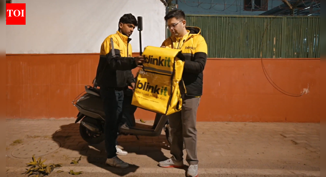 Screengrab from video shared on X NEW DELHI: AAP MP Raghav Chadha on Monday shared a teaser video showing him dressed as a Blinkit delivery partner. The clip offered a brief glimpse into the daily life of a gig worker.The short clip, posted on X, shows the Rajya Sabha MP wearing the company’s delivery uniform and spending a day as a delivery executive, concluding with the caption, “Stay Tuned.”In his post, Chadha wrote, “Away from boardrooms, at the grassroots. I lived their day. Stay tuned!” The teaser quickly drew attention on social media, with many users reacting to the AAP MP’s attempt to experience the life of a gig worker first-hand.While several users praised the move, others raised questions. One user tagged the company and wrote, “Did Raghav sign up as a rider or just decided to tag along with a delivery partner. If he did not sign up then it’s a violation of your terms.” Another user welcomed the gesture, saying, “This is what representative leadership looks like. Not just talking about workers’ dignity, but experiencing their realities firsthand. Empathy on the ground creates better policy at the top. Well done.”The teaser comes amid Chadha’s vocal advocacy for gig workers’ rights. Just days earlier, the Aam Aadmi Party MP defended delivery partners who went on strike, accusing platform companies of politicising demands for fair pay and dignity. He had said that gig workers were being treated like “hostages with helmets” rather than employees with basic rights.Why gig workers went on strikeGig workers across food and grocery delivery platforms launched a nationwide strike on New Year’s Eve to protest falling earnings, unsafe work pressure and the absence of social security benefits.Workers said frequent changes in payout structures and algorithm-driven incentives have sharply reduced per-order income, making it difficult to cover basic expenses despite long working hours.A key demand was the removal of 10-minute delivery models, which workers argue force them to ride recklessly, increasing the risk of accidents, injuries and mental stress. Many also complained about penalties, arbitrary ID blocking and lack of transparent grievance redressal.While platforms offered higher incentives and festive bonuses on New Year’s Eve, unions said these were short-term measures with unrealistic targets that failed to address long-standing issues. Gig worker groups demanded fair pay, safer working conditions, social security coverage and recognition as workers under labour laws.In a post on X during the strike, Chadha wrote, “Workers asking for fair pay are not criminals. And if your system needs police to keep running on its biggest day, that is not proof the system works. That is an admission it doesn’t.” He added that he supports businesses and startups, but not exploitative practices, saying, “I am pro-industry, not pro-exploitation.”He argued that workers logging in during strikes should not be seen as acceptance of unfair conditions, but as a matter of survival. “When one day’s income decides rent, electricity, or a child’s school fee, logging in on a strike day is not approval, it is survival,” he wrote.The MP had earlier raised these issues in the Rajya Sabha and has since met delivery workers to hear their experiences directly. Last month, he hosted a Blinkit delivery partner at his residence after the worker’s video on low daily earnings went viral, further fuelling debate around the gig economy.About the AuthorTOI News DeskThe TOI News Desk comprises a dedicated and tireless team of journalists who operate around the clock to deliver the most current and comprehensive news and updates to the readers of The Times of India worldwide. With an unwavering commitment to excellence in journalism, our team is at the forefront of gathering, verifying, and presenting breaking news, in-depth analysis, and insightful reports on a wide range of topics. The TOI News Desk is your trusted source for staying informed and connected to the ever-evolving global landscape, ensuring that our readers are equipped with the latest developments that matter most.”Read MoreEnd of ArticleFollow Us On Social MediaVideos’Organic Shakta Response To Colonial Invasion Of Bharat’: J Sai Deepak On Hindutva At Kolkata Debate’It Reflects Hindu Tattva’: Sudhanshu Trivedi Hits Out Over Mani Shankar Aiyar’s ‘Hindutva’ RemarkPM Modi, German Chancellor Merz Fly Kites, India Signals Cultural Diplomacy And Strategic ConfidenceHinduism vs Hindutva: TMC MP Mahua Moitra’s ‘Love Jihad’ Remark Ignites Fierce Political Debate‘Not 1, Not 1,000’: Jem Chief Masood Azhar Returns With Audio Threat As India Tightens Terror NooseSuspected Pakistani Drones Spotted Along LoC, IB Near Samba, Rajouri & Poonch Districts In J&K‘Attack On My Life’: Suvendu Adhikari Targets Mamata Banerjee, Levels Serious AllegationUkrainian Envoy Hails PM Modi As Global Leader, Praises Ukraine Peace EffortsChirag Paswan Hits Out At Tejashwi Yadav Over ‘People Lost In Democracy’ commentIndia’s Reform Express Accelerates Growth and Investment, Says PM Modi123PhotostoriesWhat 2026 is trying to teach you based on your birth numberBigg Boss Tamil 9: From Aurora to Divya Ganesh – Meet the top 4 finalists of the showWhat kids learn when parents apologise10 most iconic wetlands from around the worldSunny Deol’s critically acclaimed run from ‘Chup’, ‘Gadar 2’, to ‘Poster Boys’10 steamed and nutritious breakfast dishes of IndiaBaby girl names inspired by Lord Saraswati6 natural ways to keep your home fresh and fragrantPriyanka Chopra Jonas to Selena Gomez: Golden Globes 2026 red carpet’s most unapologetic fashion moments8 modern baby boy names taken from old Sanskrit words, with a fresh twist123Hot PicksISRO PSLV-C62 missionTrump tariffsGold rate todayBengaluru newsCigarette price hikePublic holidays January 2026Bank Holidays JanuaryTop TrendingStephen Curry BrotherLebron JamesMatthew and Brady Tkachuks Combined Net WorthVanessa BryantBengaluru Girl RapeConnor McDavidISRO LaunchGeorge Valera Net WorthNandani SharmaPierce Johnson