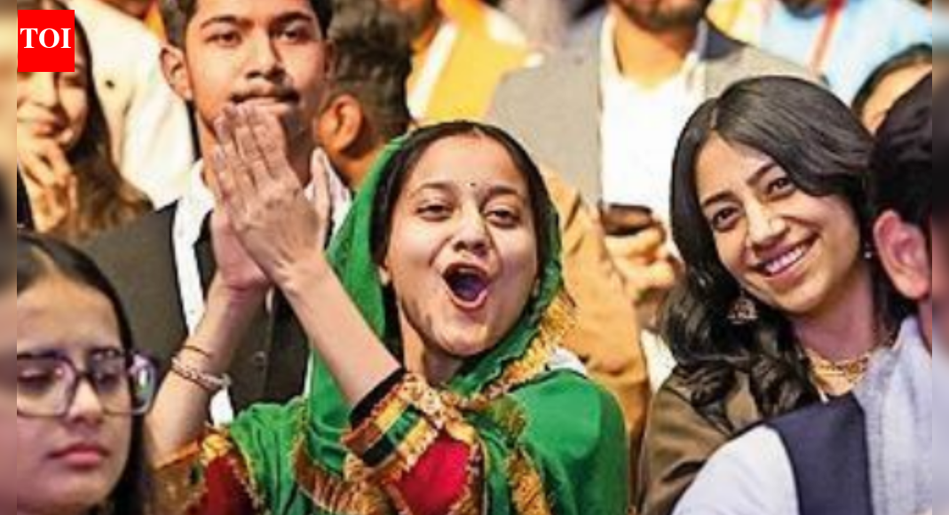 The PM’s laudatory words for Gen Z at Viksit Bharat Young Leaders Dialogue came against the backdrop of a few opposition netas seeking to coopt them in their agitation against the Modi govt NEW DELHI: Lauding India’s Gen Z, PM Narendra Modi on Monday said it is full of creativity as he emphasised that his govt’s reforms have opened countless opportunities for them in contrast with the stifling rules of the previous UPA govt that caught them in a web of compliances and curbed their entrepreneur spirit. Speaking at Viksit Bharat Young Leaders Dialogue to commemorate Swami Vivekananda’s birth anniversary, he said no country can develop without self-confidence and told the largely young audience that it is their responsibility to end the “slave mindset” that afflicted a generation of Indians due to the education policy of Thomas Macaulay. His laudatory words for Gen Z, which has ruled global headlines for a while largely due to a string of anti-govt protests it has spearheaded in different countries, including in neighbouring Bangladesh, have come against the backdrop of a few opposition leaders referring to their agitations outside and seeking to coopt them in their agitation against the PM Modi govt. The Rahul Gandhi-led Congress campaign against alleged “vote chori” reached out to the young generation in its bid to “save” democracy. PM Modi said that India’s youth with its innovative ideas, energy and purpose is at the forefront of nation-building. Ruing the “slavery mindset”, he said imported products were seen as a “guarantee” of quality, while Indian goods and traditions were looked at with an inferiority complex, urging the young generation to follow Vivekananda who was open to best practices from abroad but took on the misconception spread about India’s heritage. Turning to the rich legacy of Indian storytelling, including epics like Ramayana and Mahabharata, he suggested that the new crop of entrepreneurs in the gaming sector can develop mythological stories into games and take them global. “Our Hanuman ji can dominate gaming in the world,” he said, adding that it will export Indian culture in a modern way. He contrasted the opening of a string of sectors ranging from space to nuclear power and defence and easing of regulations and taxes ushered by his govt with the UPA era, which, he said, was accused of policy paralysis and its inability to implement things on ground. So many rules and restrictions existed at the time that youth had few choices, and even applying for a job or a loan from banks demanded a web of compliances, he added. He said, “As a CM and now as PM, I have put a lot of trust in the young generation, your capability and talent.” Sectors restricted to the govt have been opened to private players, PM Modi added. He praised their presentation on different themes and said, “It shows the mood of Gen Z in India. India’s Gen Z is full of creativity.” Noting the participation of a huge number of youngsters in the dialogue, he said the popular term of “think tank” can’t capture their immense size and deep research.End of ArticleFollow Us On Social MediaVideosCongress MP says India remains “heavily invested emotionally and politically” in Bangladesh”Our Youth Is Creative And Innovative,” PM Modi At Viksit Bharat Dialogue“Deeply Impressed,” CEOs Share Takeaways After Meeting PM Modi | VideoFrom Defence To AI: PM Modi Urges German CEOs To Make India Their Global Manufacturing Base’Real Friends Always…’: Trump’s New Envoy Sergio Gor Pledges To Reset India-US TiesNot Trade Or Defence: Why Four-Year Old Baby Ariha Shah Became Key Topic In Modi–Germany TalksAAP’s Raghav Chadha Turns Blinkit Delivery Agent for a Day Amid Gig Workers’ Row’Will Come to Mumbai, Try Cutting My Legs: Annamalai Hits Back at Raj ThackerayIndia Tests Indigenous Fire And Forget Anti-Tank Missile With Top Attack Strike On Moving TargetsShaksgam Valley Row Deepens As China Rejects India’s Claim And Defends CPEC Infra Project With Pak123PhotostoriesBreathtaking pictures of Nupur Sanon and Stebin Ben’s stylish Hindu wedding5 animals that survive by pretending to be deadHow to make Halwai Style Aloo Sabji at homeFrom mindful portions to intermittent fasting: When Taarak Mehta Ka Ooltah Chashmah’s Munmun Dutta gave a peek into her disciplined diet and daily routineTimothée Chalamet to Jacob Elordi: The Men of the 2026 Golden Globes who delivered a masterclass in modern tailoringThalapathy Vijay’s ‘Jana Nayagan’ delayed: 8 must-watch OTT hits to streamTamil Nadu Assembly Elections 2026: Alliances, numbers and the battle for 234 seats5 jungle survival tips Bear Grylls swears by, and how they apply beyond the wildChef Sanjeev Kapoor shares 5 crunchy snack recipes to enjoy with chai during winter `Best horror dramas on Apple TV: ‘The Enfield Poltergeist’, ‘Servant’ and more123Hot PicksISRO PSLV-C62 missionTrump tariffsGold rate todayBengaluru newsCigarette price hikePublic holidays January 2026Bank Holidays JanuaryTop TrendingNFL Football Playoff Schedule 2026George Kittle InjuryVanessa Bryant and Natalia Bryant Net WorthBrooks Koepka and Jena Sims Net WorthBengaluru Girl RapeConnor McDavidISRO LaunchGeorge Valera Net WorthNandani SharmaDarius Slay