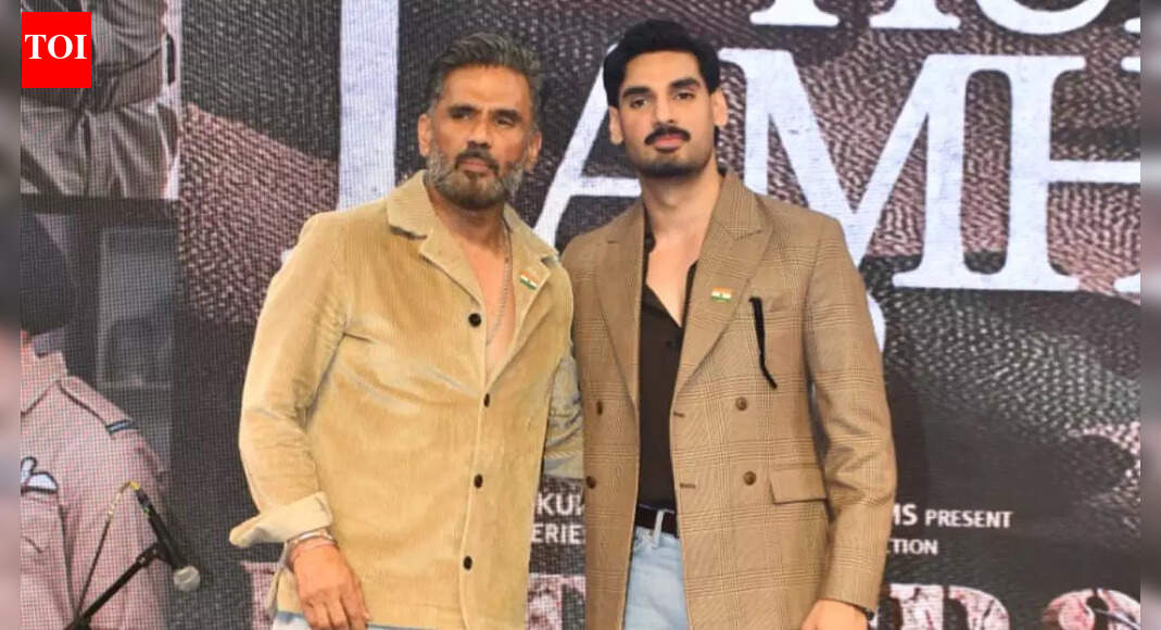 Suniel Shetty gets emotional over son Ahaan Shetty’s struggles after Tadap, says Border 2 came at the right time | Hindi Movie News