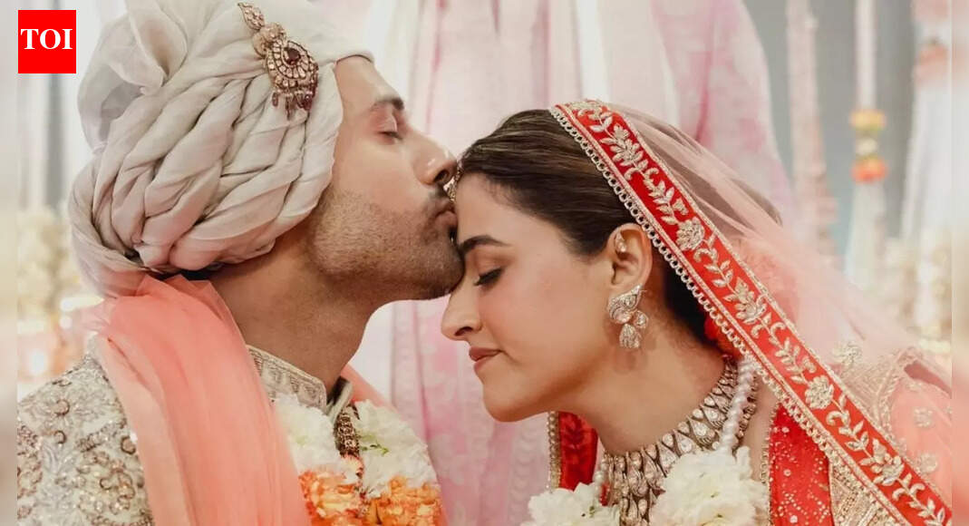 Nupur Sanon, Stebin Ben drop PICS from their Hindu wedding taking ‘pheras’ after Christian nuptials, Kriti Sanon makes the perfect bridesmaid