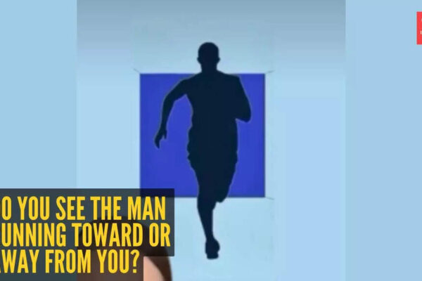 Optical illusion personality test: Do you see the man running toward or away from you? Your answer reveals what’s blocking your success