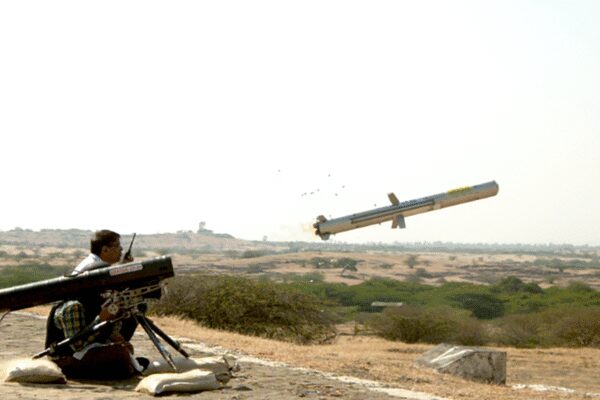 . NEW DELHI: The Defence Research and Development Organisation’s Defence Research & Development Laboratory has successfully conducted a flight-test of the third-generation fire-and-forget man-portable anti-tank guided missile (MPATGM) with top attack capability against a moving target in the KK Ranges of Ahilya Nagar in Maharashtra. The test was conducted on Sunday.The anti-tank guided missile can be launched from a tripod or military vehicle launcher and its warhead is capable of defeating modern main battle tanks.Defence minister Rajnath Singh has lauded DRDO, development-cum-production partners (DcPP) and the industry for the successful test and called it an important step towards ‘Aatmanirbhar Bharat’.DRDO chairman Samir V Kamat said the trial target was successfully conducted, thereby leading the weapon system for induction into the Indian Army.The indigenously-developed MPATGM consists of state-of-the-art indigenous technologies like imaging infrared (IIR) homing seeker, all electric control actuation system, fire control system, tandem warhead, propulsion system and high-performance sighting system, which have been developed by DRDO’s sister laboratories — Research Centre Imarat, Hyderabad, Terminal Ballistics Research Laboratory, Chandigarh, High Energy Materials Research Laboratory, Pune and Instruments Research & Development Establishment, Dehradun.The thermal target system was developed by the defence laboratory, Jodhpur, to simulate the target tank. The IIR seeker is well accomplished with day and night combat operation capability. Bharat Dynamics Ltd and Bharat Electronics Ltd are the DcPP for the weapon system.End of ArticleFollow Us On Social MediaVideosCongress MP says India remains “heavily invested emotionally and politically” in Bangladesh”Our Youth Is Creative And Innovative,” PM Modi At Viksit Bharat Dialogue“Deeply Impressed,” CEOs Share Takeaways After Meeting PM Modi | VideoFrom Defence To AI: PM Modi Urges German CEOs To Make India Their Global Manufacturing Base’Real Friends Always…’: Trump’s New Envoy Sergio Gor Pledges To Reset India-US TiesNot Trade Or Defence: Why Four-Year Old Baby Ariha Shah Became Key Topic In Modi–Germany TalksAAP’s Raghav Chadha Turns Blinkit Delivery Agent for a Day Amid Gig Workers’ Row’Will Come to Mumbai, Try Cutting My Legs: Annamalai Hits Back at Raj ThackerayIndia Tests Indigenous Fire And Forget Anti-Tank Missile With Top Attack Strike On Moving TargetsShaksgam Valley Row Deepens As China Rejects India’s Claim And Defends CPEC Infra Project With Pak123PhotostoriesBreathtaking pictures of Nupur Sanon and Stebin Ben’s stylish Hindu wedding5 animals that survive by pretending to be deadHow to make Halwai Style Aloo Sabji at homeFrom mindful portions to intermittent fasting: When Taarak Mehta Ka Ooltah Chashmah’s Munmun Dutta gave a peek into her disciplined diet and daily routineTimothée Chalamet to Jacob Elordi: The Men of the 2026 Golden Globes who delivered a masterclass in modern tailoringThalapathy Vijay’s ‘Jana Nayagan’ delayed: 8 must-watch OTT hits to streamTamil Nadu Assembly Elections 2026: Alliances, numbers and the battle for 234 seats5 jungle survival tips Bear Grylls swears by, and how they apply beyond the wildChef Sanjeev Kapoor shares 5 crunchy snack recipes to enjoy with chai during winter `Best horror dramas on Apple TV: ‘The Enfield Poltergeist’, ‘Servant’ and more123Hot PicksISRO PSLV-C62 missionTrump tariffsGold rate todayBengaluru newsCigarette price hikePublic holidays January 2026Bank Holidays JanuaryTop TrendingNFL Football Playoff Schedule 2026George Kittle InjuryVanessa Bryant and Natalia Bryant Net WorthBrooks Koepka and Jena Sims Net WorthMorgan GeekieBryce Harper Net WorthTravis Kelce WeddingDonovan MitchellLeBron JamesBudget 2026
