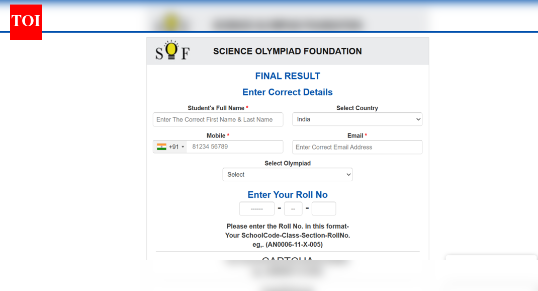 SOF NSO 2025-26 results released at results.sofworld.org/results: Direct link to download here