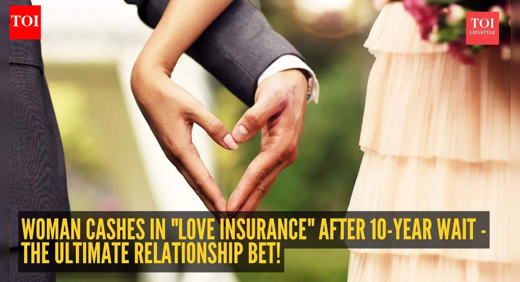 Woman cashes in “Love Insurance” after 10-year wait – The ultimate relationship bet that actually paid off!
