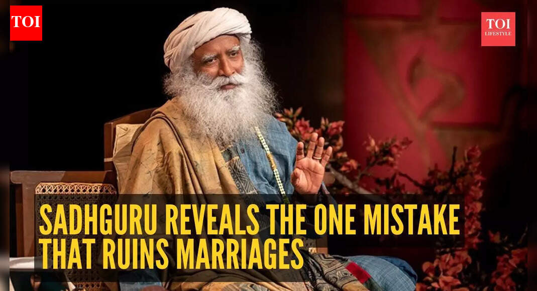 Relationship tip of the day: Sadhguru reveals the one mistake that ruins marriages: ‘You think somebody else should…’ |