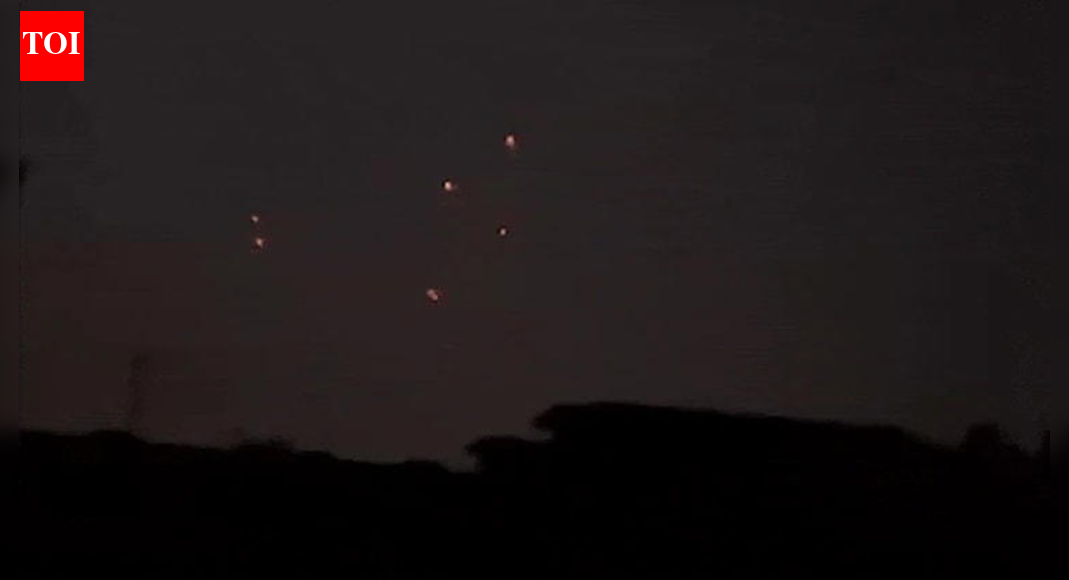 NEW DELHI: Another drones were sighted along the Line of Control in Jammu and Kashmir, prompting the Indian Army to activate counter-Unmanned Aircraft System measures, ANI sources said on Tuesday.The drones were sighted second time in last 48 hours alonf the international border and LoC. The development comes amid a sharp warning from Army chief General Upendra Dwivedi to Pakistan over active terror camps across the border.ANI sources said the drones were detected in forward areas and were engaged using counter-UAS protocols to prevent any potential threat. Further details are awaited.The sightings come a day after security forces detected suspected Pakistan-origin drones along both the International Border and the Line of Control in Jammu and Kashmir’s Samba, Rajouri and Poonch districts. Officials said the flying objects were seen entering from the Pakistan side, hovering briefly over Indian territory and then returning.Following the sightings, ground search operations were launched across the affected areas. In the Nowshera sector of Rajouri district, Army troops opened fire with medium and light machine guns after observing drone movement over Gania-Kalsian village around 6.35 pm, officials said.Another drone was spotted over Khabbar village in the Teryath area of Rajouri district around the same time. In Samba district, a drone-like object with a blinking light was seen hovering for several minutes over Chak Babral village in the Ramgarh sector around 7.15 pm. A similar object was also noticed moving from the direction of Tain towards Topa in the Mankote sector along the LoC in Poonch district.The heightened alert along the border comes as Army chief General Dwivedi said that Operation Sindoor, launched in retaliation to the Pahalgam terror attack, remains ongoing and warned Islamabad against any future misadventure.“At least 6 terror camps still active across the LoC & 2 across the International Border after Operation Sindoor against Pakistan. Will act, if any (nefarious) attempts are carried out,” the Army chief said while addressing the annual Army Day press conference.Reflecting on the operation, he said, “Operation Sindoor was conceptualised and executed with precision. Through 22 minutes of initiation on 7th May and an orchestration that lasted 88 hours up to 10th May, the operation reset strategic assumptions by striking deep, dismantling terror infrastructure, and puncturing the longstanding nuclear rhetoric.”General Dwivedi said Indian forces destroyed seven of the nine identified targets and later played a key role in ensuring a calibrated response to Pakistani actions. He also said about 100 Pakistan Army personnel were killed in firing along the LoC and International Border during the period of heightened tensions.“The entire country stands with the Army,” he said, adding that any future response would be resolute and coordinated across services.Indian armed forces carried out precision strikes under Operation Sindoor on the intervening nights of May 6 and May 7, destroying terror hideouts in Pakistan-occupied Kashmir and mainland Pakistan, including facilities linked to Jaish-e-Mohammad in Bahawalpur and Lashkar-e-Taiba in Muridke. India has said the strikes were aimed solely at terror infrastructure, while subsequent Pakistani missile and drone attempts were intercepted by Indian air defence systems.About the AuthorTOI News DeskThe TOI News Desk comprises a dedicated and tireless team of journalists who operate around the clock to deliver the most current and comprehensive news and updates to the readers of The Times of India worldwide. With an unwavering commitment to excellence in journalism, our team is at the forefront of gathering, verifying, and presenting breaking news, in-depth analysis, and insightful reports on a wide range of topics. The TOI News Desk is your trusted source for staying informed and connected to the ever-evolving global landscape, ensuring that our readers are equipped with the latest developments that matter most.”Read MoreEnd of ArticleFollow Us On Social MediaVideosMarvel Meets Maharashtra Politics, AI Reels On Civic Polls Turn Thanos, Hulk, Spider-Man Into NetasUS Threatens 25% Tariff on India-Iran Trade, Indian Rice Exporters Warn of LossesIndia To Face 75% US Tariffs After Trump’s Big Iran Announcement?Operation Sindoor Turning Points Revealed: Army Chief Tells What Forced Pakistan To Seek CeasefirePakistan’s Most Loyal Terror Proxy Against India Shows Signs Of Collapse, LeT Cadres Turn On ISILotus Takes Centre Stage As India Sets Tone For BRICS Presidency At Crucial 20 Year Milestone’Aag Laga Doonga’: Bajrang Dal member faces FIR for threatening to burn police station in UPCanada’s Largest Gold Theft Probe Names Indian Links, Three More Arrested In Auto Scam’May Not Need IMF Loans In 6 Months’: Pakistan Eyes JF-17 Sales Surge To Save EconomyShaksgam Valley Is Indian Territory, 1963 Pak-China Pact Illegal: Army Chief Rejects Beijing’s Claim123Photostories5 reasons why wildlife enthusiasts are heading to Ranthambore right now5 legendary landmarks in Asia named after animalsMakar Sankranti 2026: How to make traditional Moong Dal Khichdi at homeWhy anxiety disorder in teens is on the riseBeautiful Makar Sankranti saree looks inspired by Bollywood actresses in 2026Bengaluru’s metro lifeline gets a boost: Yellow line to roll out 7th train, shorter waits aheadShark Tank India: From a lavish house worth Rs 50 crores to high-end car collection- Namita Thapar’s lavish lifestyleMakar Sankranti 2026: 10 traditional foods to celebrate the harvest and the sun8 jungle experiences that only Masai Mara offers and how to visit on a budget7 questions to ask your child’s teacher if your child struggles with attention123Hot PicksShaksgam ValleyDubai AirportGold rate todayBengaluru news10-minute deliveryPublic holidays January 2026Bank Holidays JanuaryTop TrendingMumbai Indians vs Gujarat GiantsCharlie KirkVanessa Bryant and Natalia Bryant Net WorthBrooks Koepka and Jena Sims Net WorthDrake Maye WifeBill GatesConnor McDavid WifeTariffs on Tehran Trade PartnersBengaluru Dental Student SuicideMLB Trade Rumors