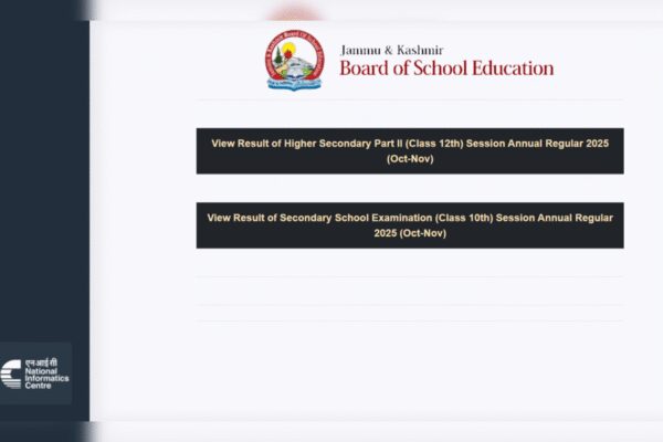 JKBOSE Class 12th result released at jkresults.nic.in: Direct link to download scorecards here