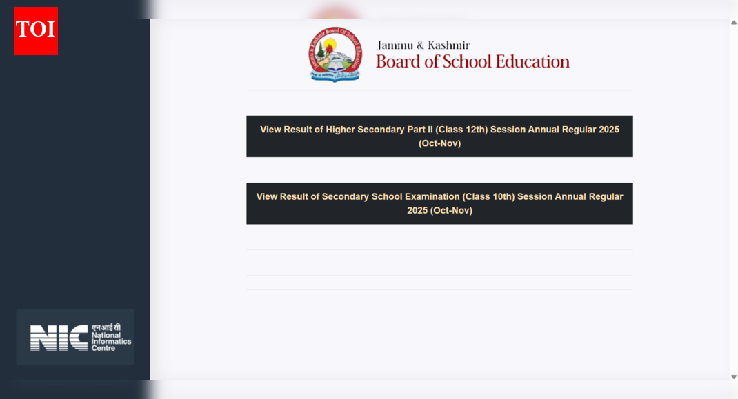 JKBOSE Class 12th result released at jkresults.nic.in: Direct link to download scorecards here
