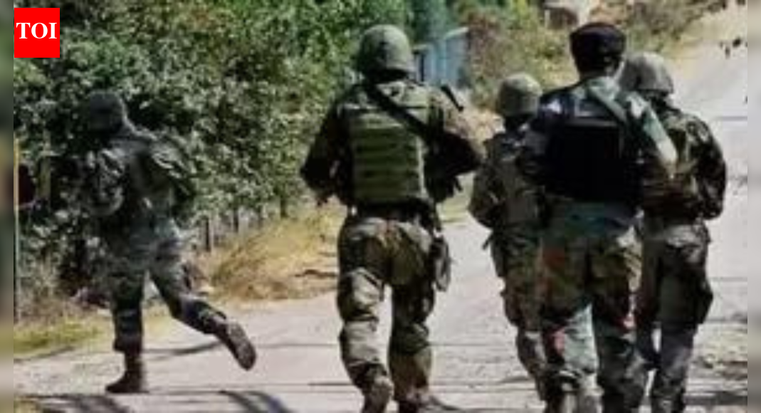 Representative image JAMMU: Security forces on Wednesday intensified the ongoing anti-terror operation in Najote village in J&K’s Kathua district by extending the cordon to at least a dozen surrounding villages, officials said. Yet another such operation was launched in Rajbagh, also in Kathua, after a resident reported sighting two terror suspects.The cordon-and-search operation in Najote was launched Tuesday based on intelligence inputs about the presence of terrorists in the area, and intermittent firing took place between security personnel and ultras. The region lies near Kamadh Nallah in Kahog forest belt, where an encounter had erupted on Jan 7.Officials said no further contact was established with the terrorists in Najote after Tuesday’s brief fire exchange, and it was suspected that the ultras may have managed to escape the cordon by taking advantage of treacherous terrain and darkness.Later, locals reported a terror suspect taking food from a shepherd in the area around midnight before vanishing into the deep forest. “Following this, additional forces were rushed to the site to strengthen the cordon, which has now been expanded to over a dozen villages surrounding Najote to track and kill the terrorists,” an official said.J&K Police’s SOG initiated a fresh cordon-and-search operation in Rajbagh’s Jakhole Baira and adjoining villages Wednesday after a villager reported spotting two suspected terrorists near his cattle shed. However, the suspects could not be traced so far, officials said.On March 28, 2025, four policemen were killed in a fierce gun battle with terrorists in Safiyan-Jakhole village, while two Pakistani ultras were gunned down.End of ArticleFollow Us On Social MediaVideosJaishankar Holds Talks With Iran FM Araghchi as Middle East Tensions Escalate“At 75% Tariff, Partnership Loses Meaning,” Tharoor After Jaishankar–Rubio TalksLeT Commander’s Jihad Call Mirrors Pak Army Rhetoric As Terror And State Lines Blur On KashmirCalcutta HC Hears ED and TMC Petitions Over I-PAC Raids, ED Moves Supreme CourtSix Sarpanches Booked in Kamareddy for Mass Killing of Stray Dogs Ahead of ElectionsHistoric moment! INSV Kaundinya Honoured With Water Salute After Oman SailWhy Union Budget 2026 Could Redefine Indian Sports Ahead Of 2030 Commonwealth Games, 2036 OlympicsWhy India Is Doubling Down On Rafale Jets With ₹3.25 Lakh Crore Deal Despite US And Russian OffersWhy China Building Roads In Shaksgam Valley Is A Direct Strategic Challenge For India In Kashmir’Leave By Any Means’: India Issues Fresh Advisory As Iran Protests Intensify Across Cities123PhotostoriesWinter Special: How to make classic Carrot Cake in a kadhai5 safari gates in north Indian national parks with the highest chances of tiger sightingsWest Bengal 2021: Who triumphed and who fell in last assembly polls — Mamata, Suvendu and othersChef Sanjeev Kapoor shares Makar Sankranti snack recipes that offer joy in every biteINSV Kaundinya: Navy’s engineless ship on maiden voyage reaches Muscat; tracks ancient trade routeHow to make Bihari-style Sattu Paratha for dinner at homeDid you know that these Indian states have one hill station each?From calling Sunil Grover as “more Salman Khan than Salman himself” to Krushna Abhishek joking about Archana’s huge solitaire; Archana Puran Singh shares BTS moments from The Great Indian Kapil Show7 oldest Parsi/Irani cafes to visit in MumbaiRani Mukerji, Tabu, and Deepika Padukone: Actresses who stole the show as fearless cops in gripping thriller dramas123Hot PicksIran protestBudget 2026Gold rate todayUS Economy10-minute deliveryPublic holidays January 2026Bank Holidays JanuaryTop TrendingKayla Harrison vs Amanda NunesNHL Trade RumorsCleveland Cavaliers vs Philadelphia 76ersToronto Raptors vs Indiana PacersPhil Taylor Net WorthIShowSpeed Net WorthJoel EmbiidDonovan MitchellTravis KelceKyrie Irving Net Worth