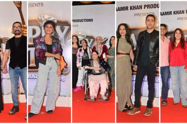 Aamir Khan’s family, partner Gauri Spratt, ex-wife Kiran Rao, children Ira and Junaid attend Happy Patel: Khatarnak Jasoos screening