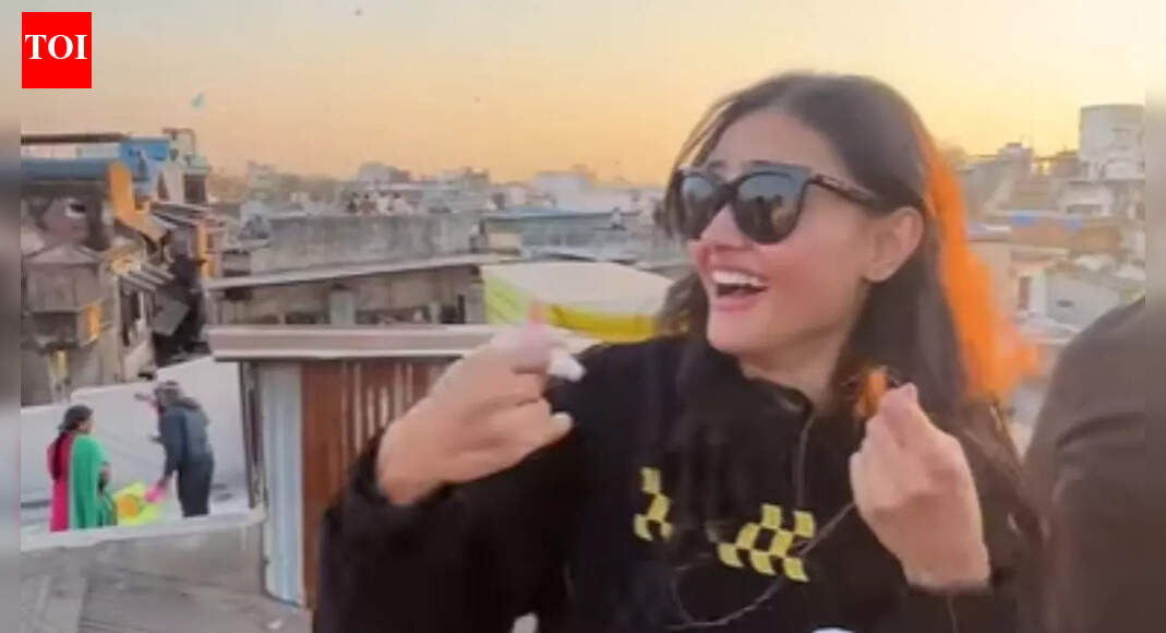 ‘Mardaani 3’ actress Janki Bodiwala’s kite flying moment; Fans fall in love again – Watch video