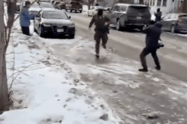 ICE slipping on ice: Viral footage shows officer slip-and-fall amid heightened scrutiny — watch