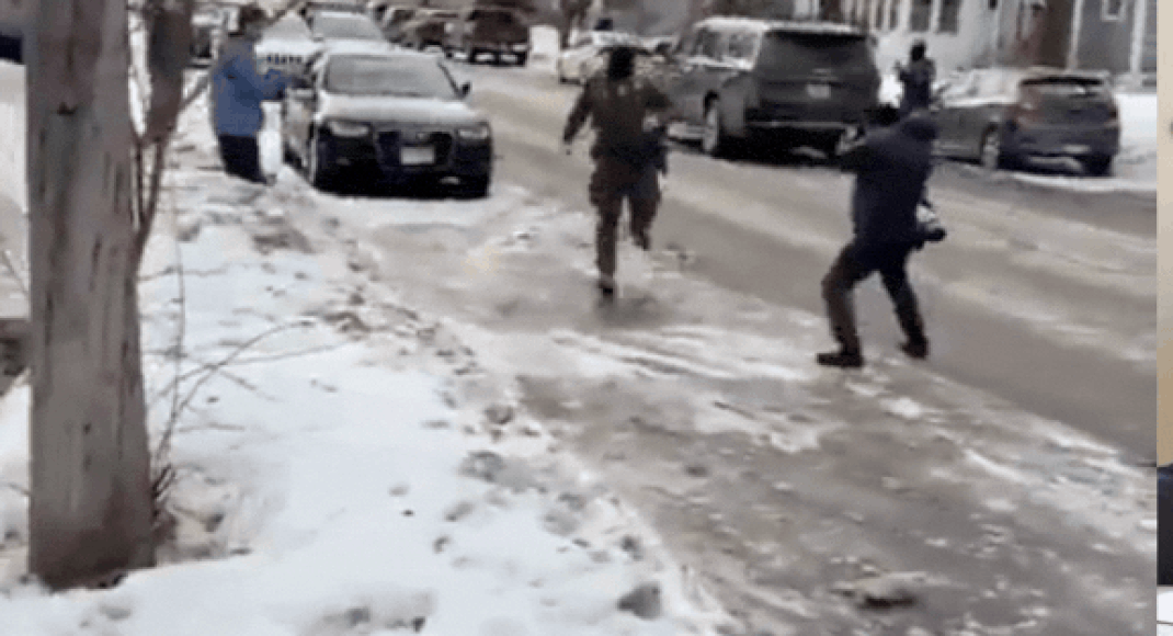 ICE slipping on ice: Viral footage shows officer slip-and-fall amid heightened scrutiny — watch