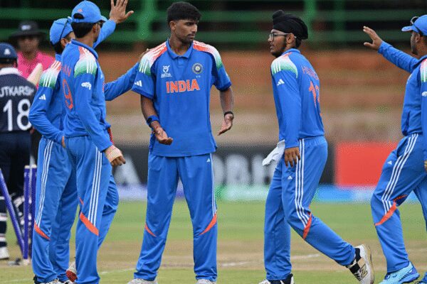 Henil Patel’s five-for sets up India U19’s six-wicket win over USA