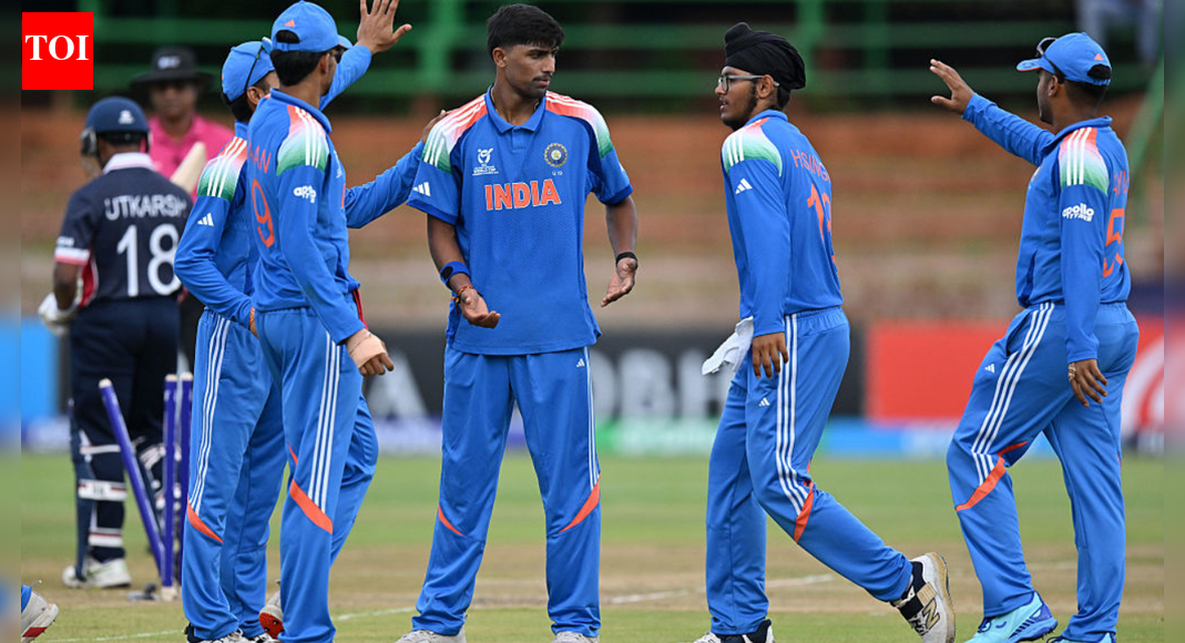 Henil Patel’s five-for sets up India U19’s six-wicket win over USA