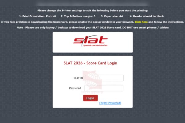 SLAT 2026 result released at stat.test.org: Check direct link to download scorecards here
