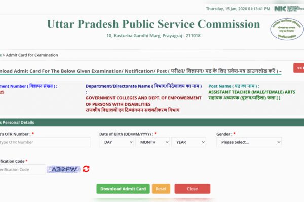 UPPSC LT Grade admit card released for 24th and 25th exams: Check direct link to download hall tickets here