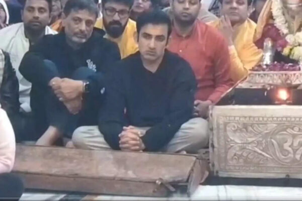 Watch: Gautam Gambhir seeks divine blessings at Mahakaleshwar Temple ahead of India–New Zealand ODI decider