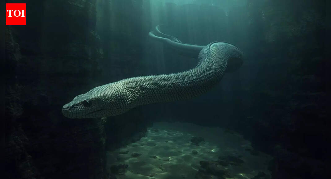 World’s largest sea snake was a 12-metre giant that may have eaten sharks