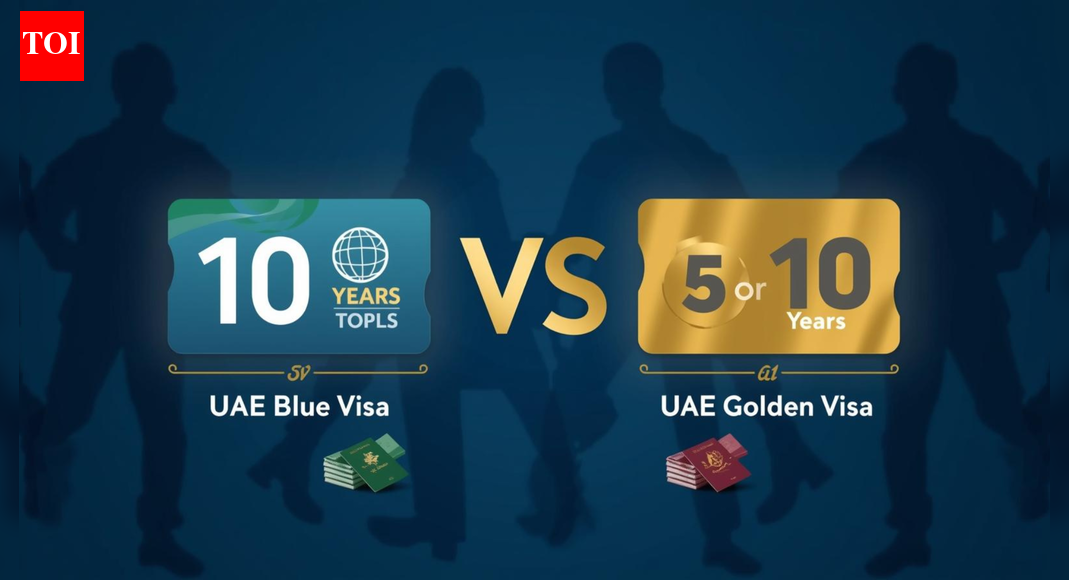uae blue vs golden visa: difference, eligibility, and which one suits you for long-term residency | World News