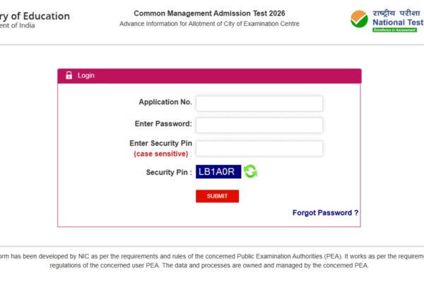 CMAT 2026 city intimation slip released: Check direct link, steps to submit scribe details here